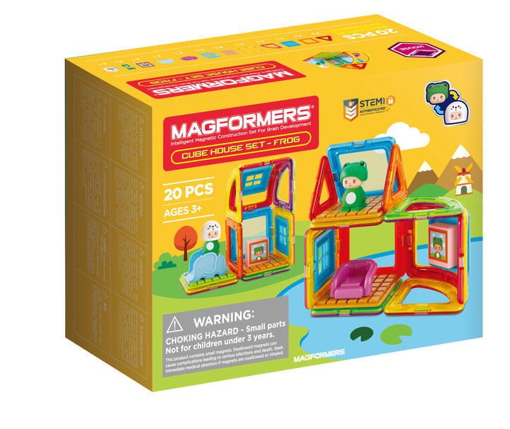Magformers Cube House Set Frogs 20pcs