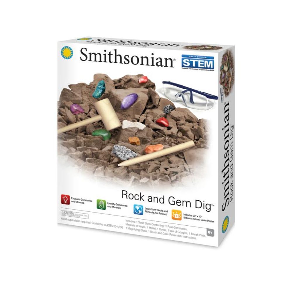 Smithsonian Rocks and Gems Large 8+