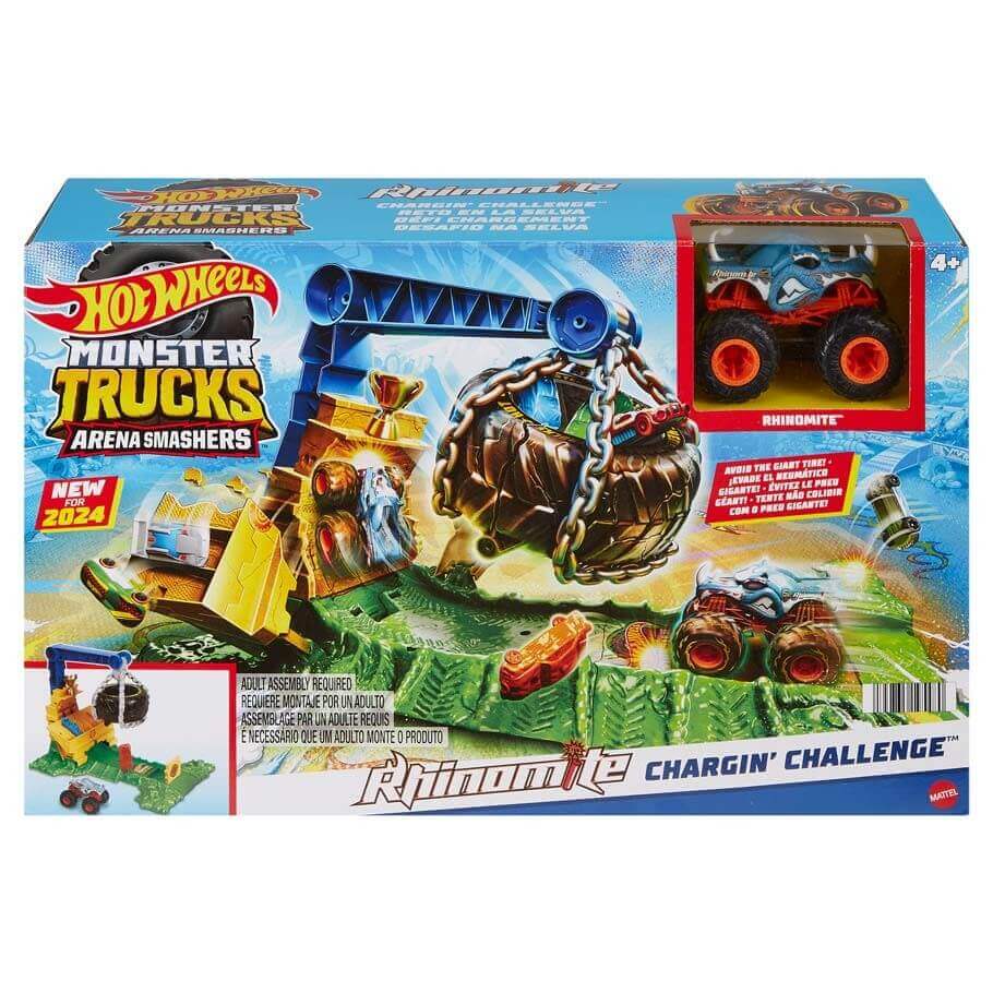 Hot Wheels Monster Trucks Arena Smashers Playset