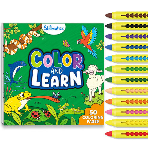 Color and Learn: Animals Colouring Book