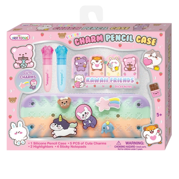 Hot Focus Kawaii Charm Pencil Case