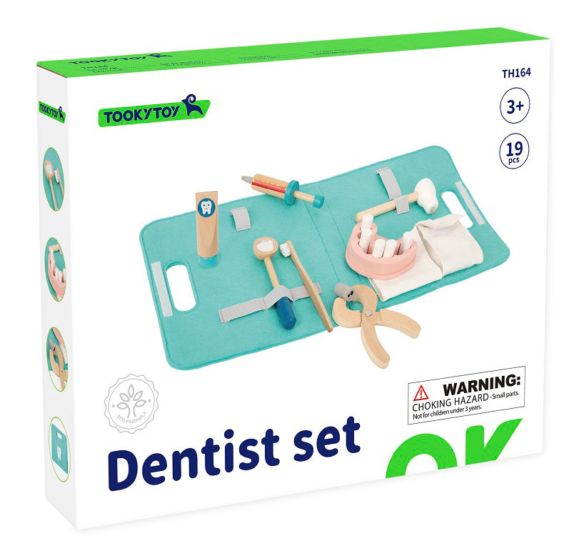 WOODEN DENTIST SET