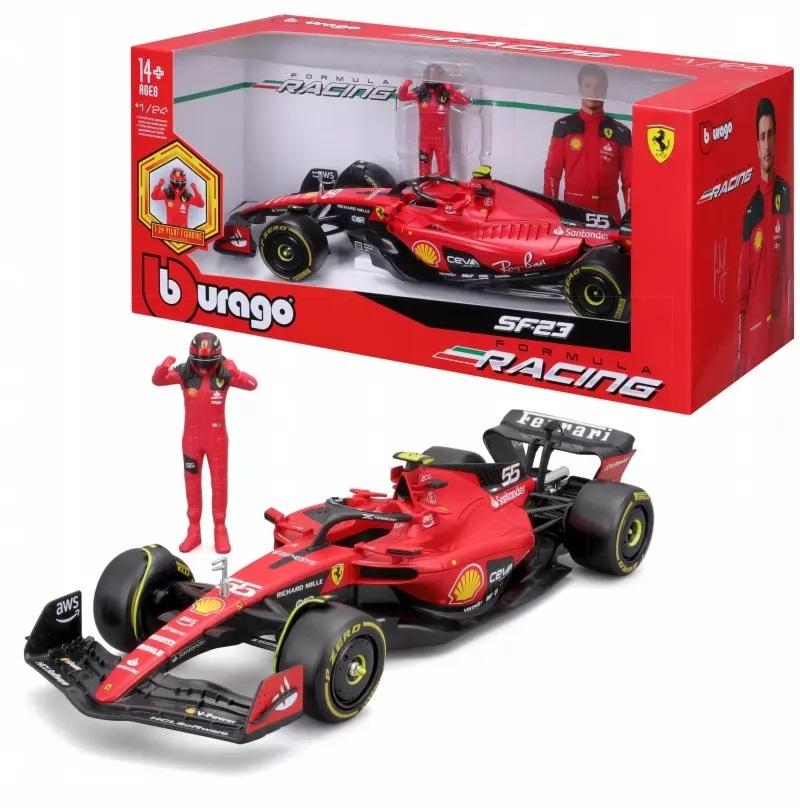 2023 Carlos Sainz -- #55 Scuderia Ferrari SF-23 -- Bburago F1