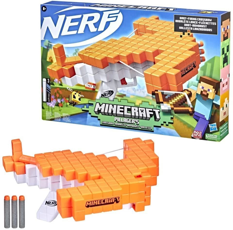 Hasbro, Nerf Minecraft Pillager’s Crossbow Dart