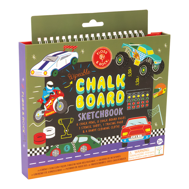 Chalk Board Sketchbook - Cars