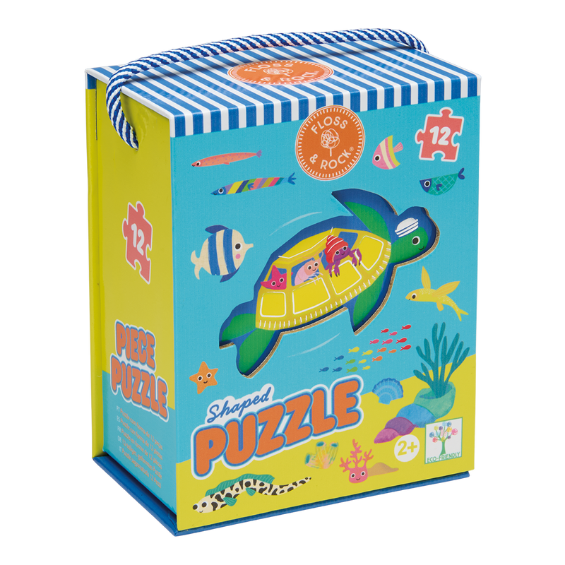 Floss & Rock 12pc Shaped Jigsaw Puzzle - Ocean