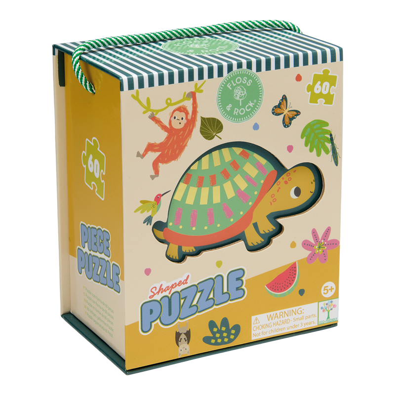 60pc Shaped Jigsaw Puzzle - Jungle