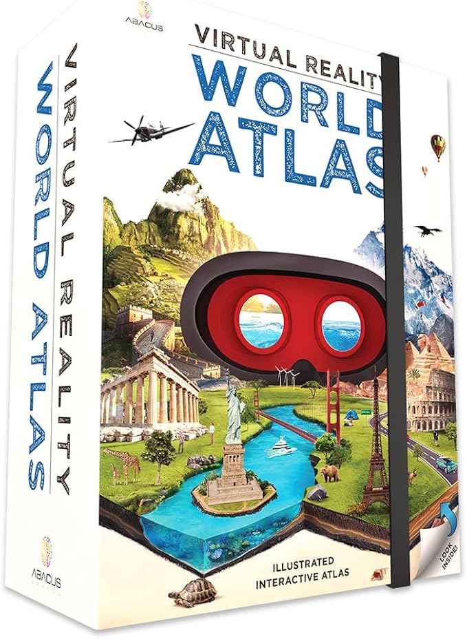 Abacus Brands Virtual Reality World Atlas Gift Box