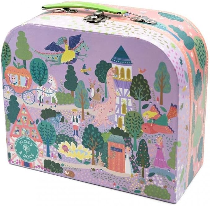 Floss & Rock Fairy Tale Musical Kids Tin Tea Set, 11 Piece