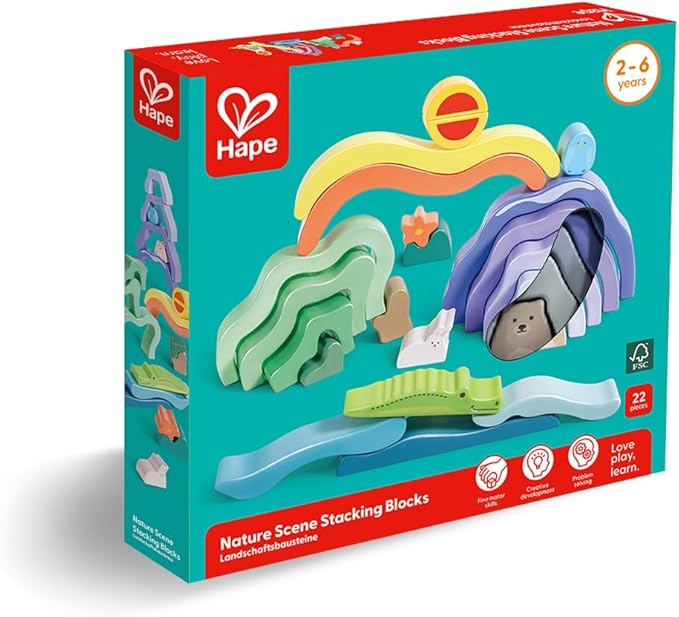 Hape Nature Scene Stacking Blocks