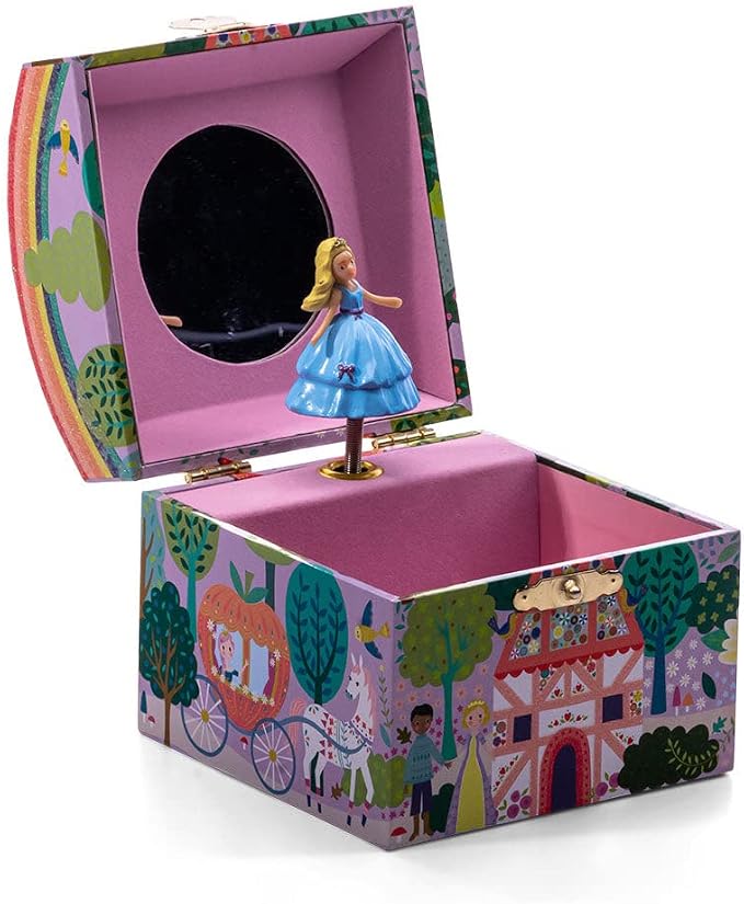 Floss & Rock Fairy Tale Small Dome Musical Jewellery Box with Swirling Figurine
