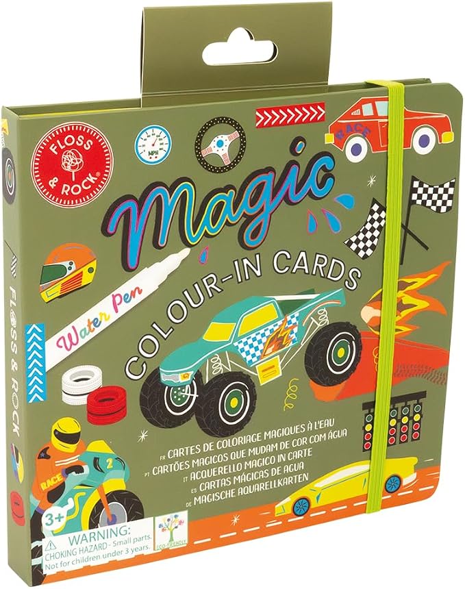 Floss and Rock Cars Water Pen & Cards