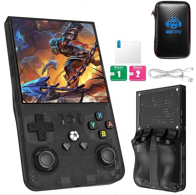 New R36 max Retro Handheld Game Console