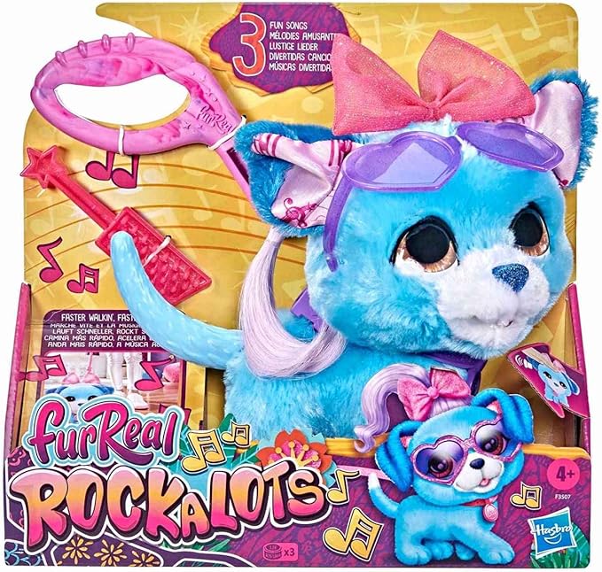 furReal Rockalots Musical Interactive Walking Puppy Toy