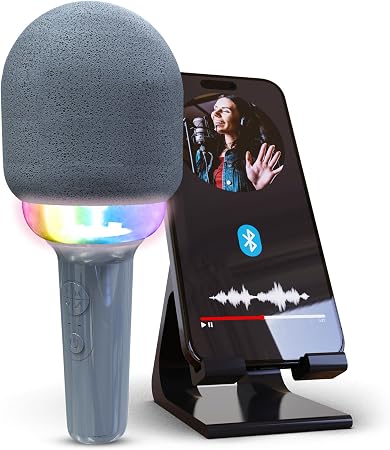 Coby LED Bluetooth Karaoke Microphone Wireless