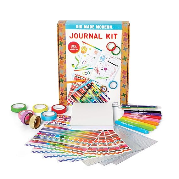 Kid Made Modern Journal Craft Kit - Draw and Write Kid Journal, Creative Art Supplies