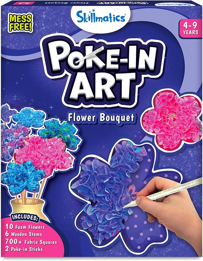 Skillmatics Poke-in Art Flower Bouquet & Fun with Foam Underwater Bundle
