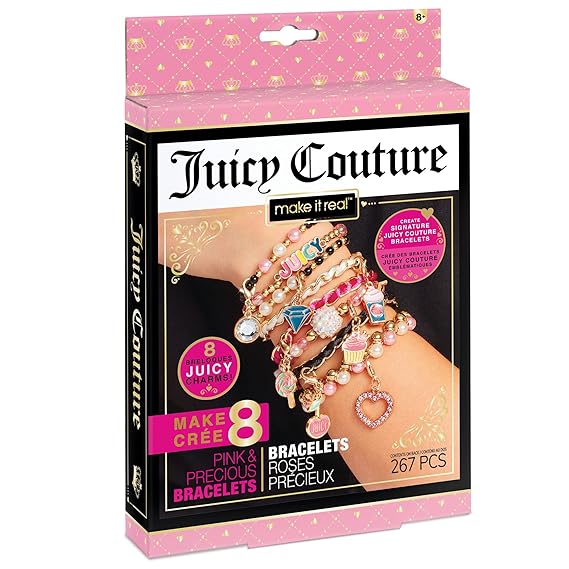 Make It Real Mini Juicy Couture Pink & Precious Bracelets