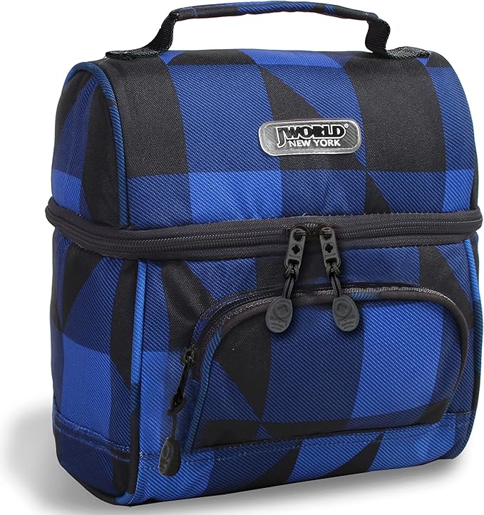 J World New York Corey Lunch Bag, Block Navy, One Size