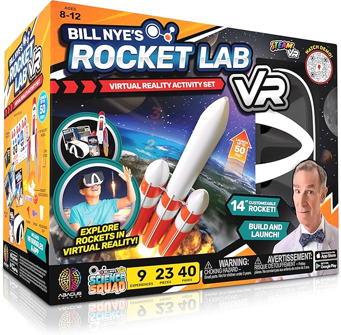 Abacus Brands Bill Nye's Science Squad: Rocket Lab VR - Virtual Reality Kids