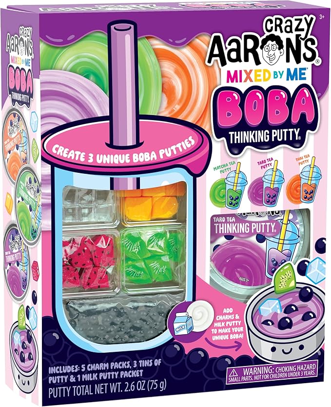 Crazy Aaron's Mixed by Me Boba Thinking Putty Kit