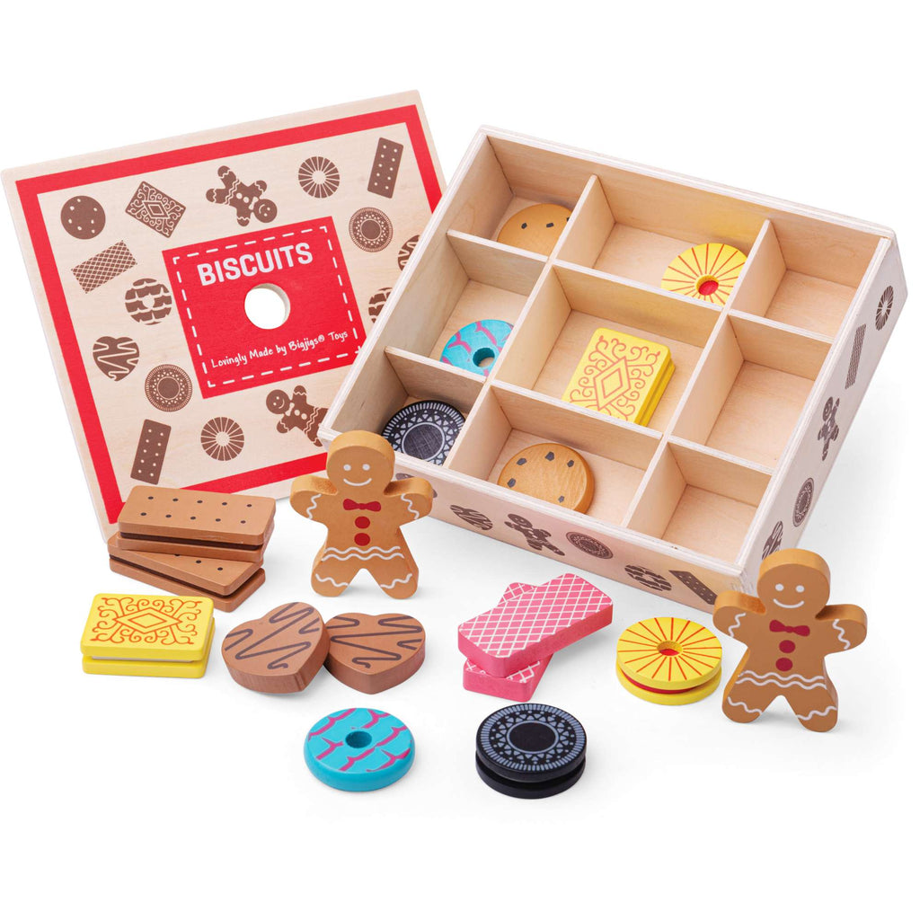 Wooden Biscuit Box