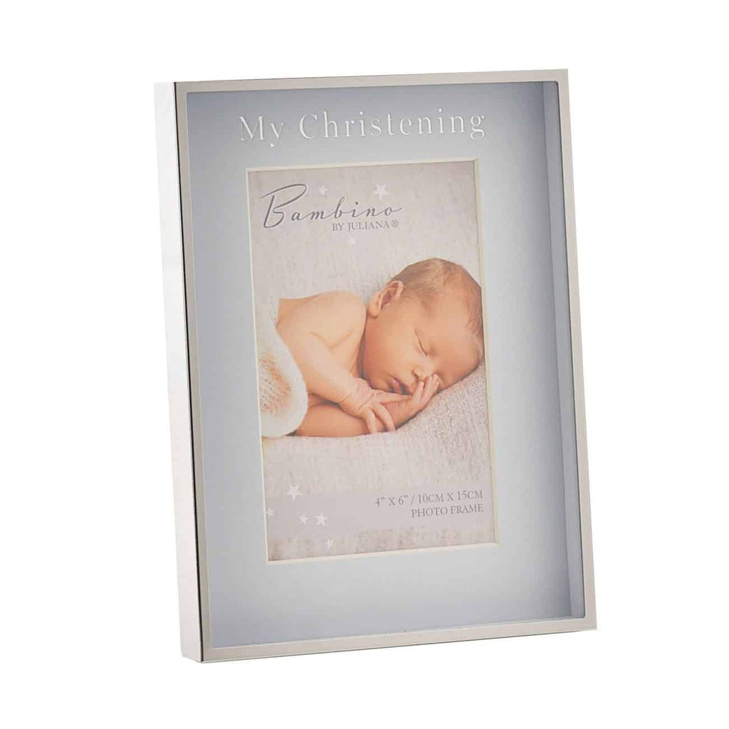 Blue Baby Boy “My Christening” Photo Frame