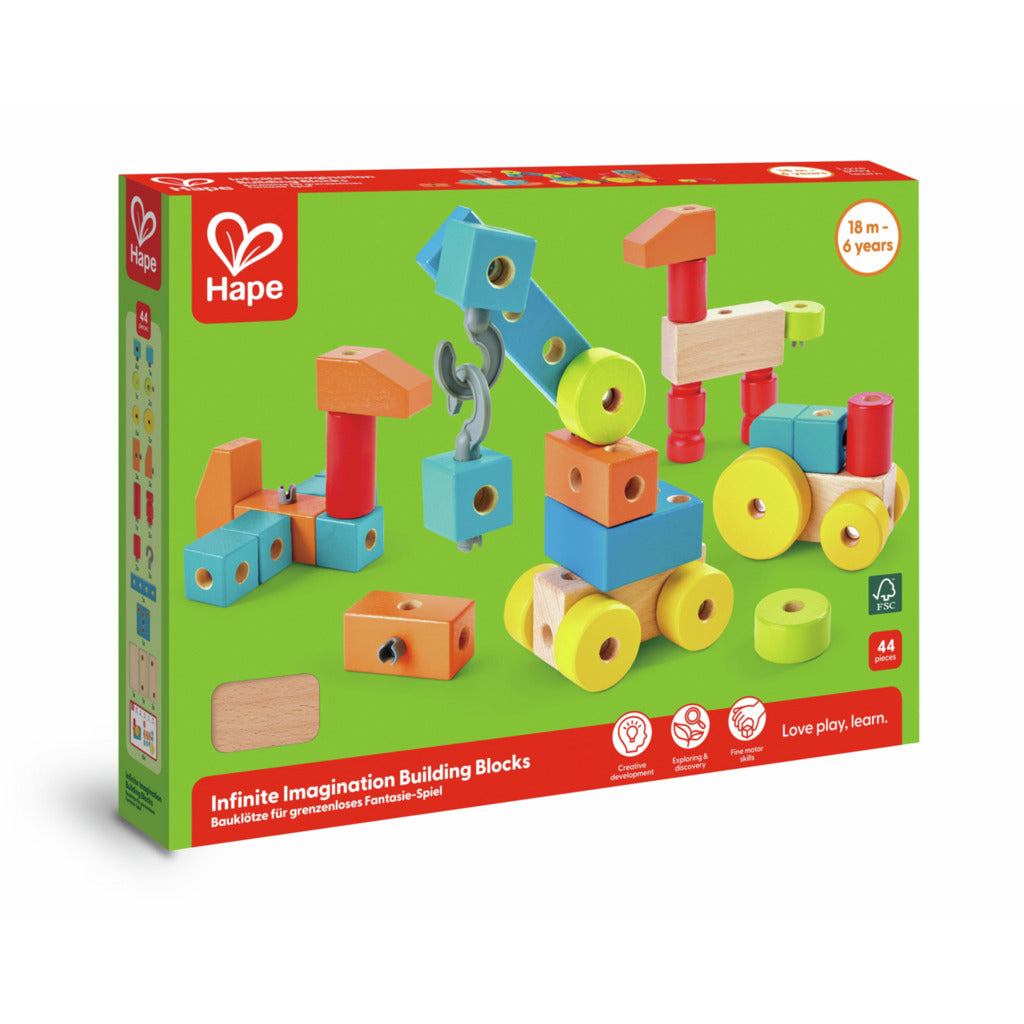 Hape creative wooden blocks