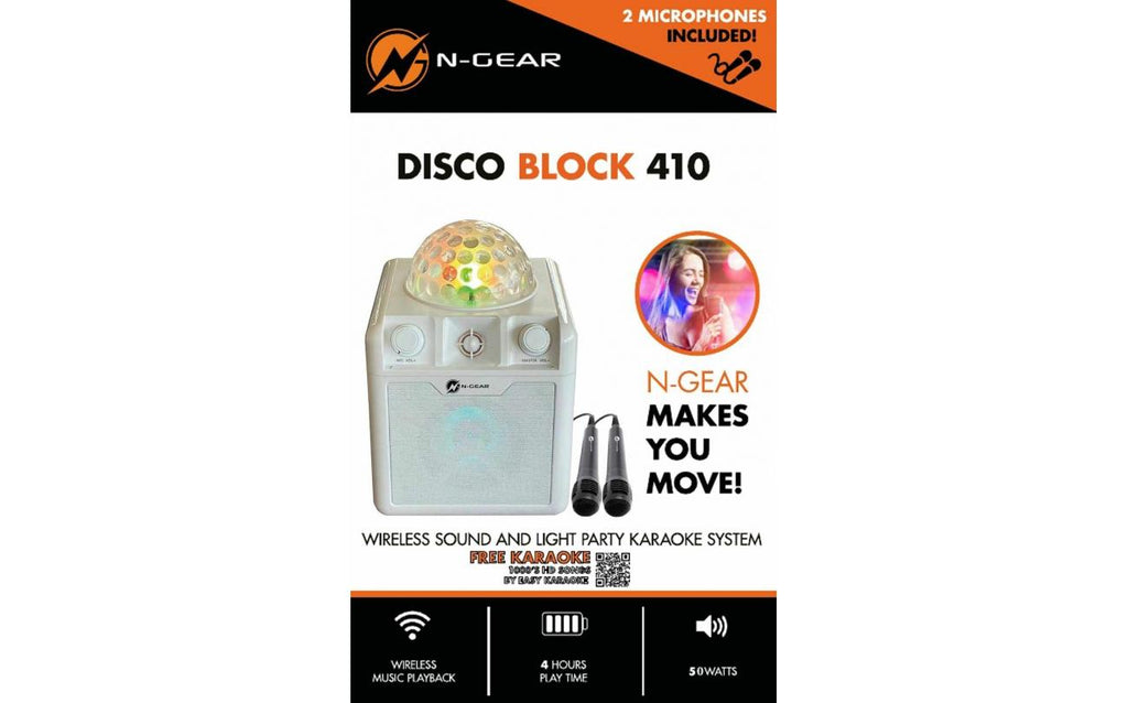N-GEAR DISCO BLOCK 410 - WHITE