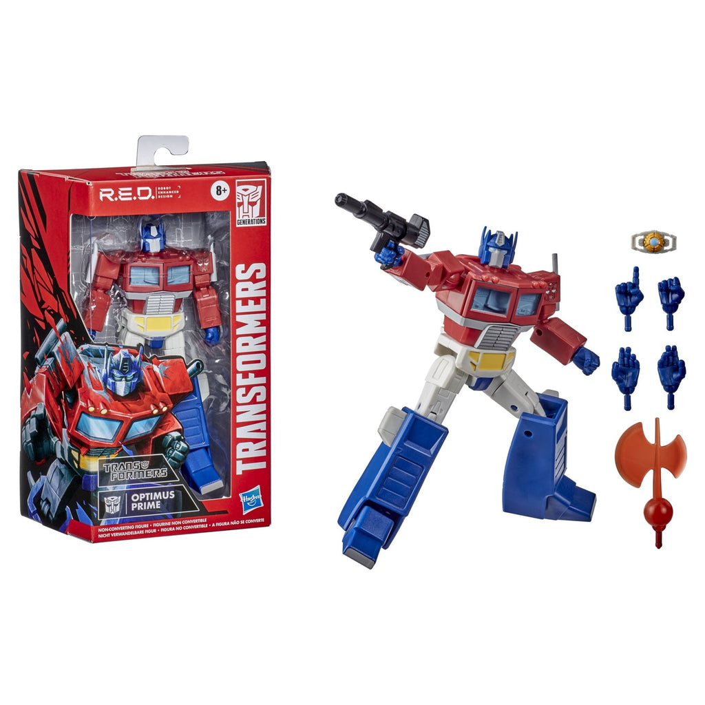 Transformers R.E.D. Optimus Prime 6-inch Action Figure