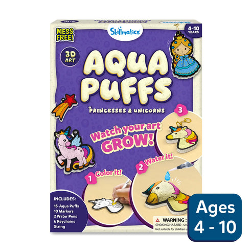 Aqua Puffs: Princesses & Unicorns 3D Art Kit