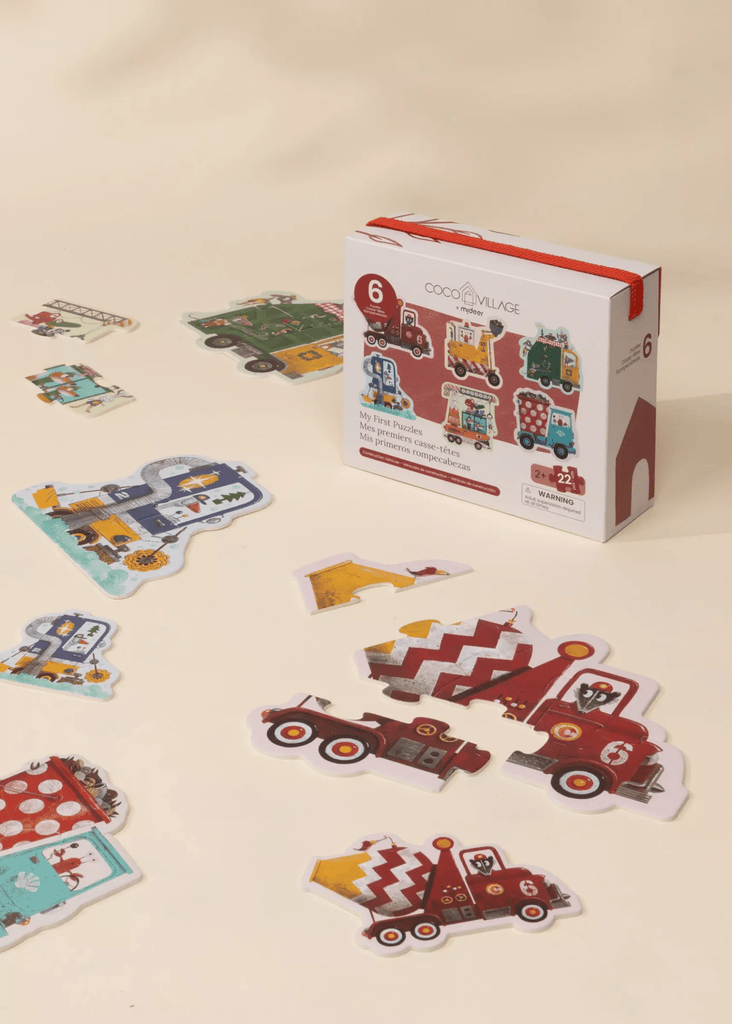Coco Village My first Puzzles - Construction Vehicules (6 puzzles)