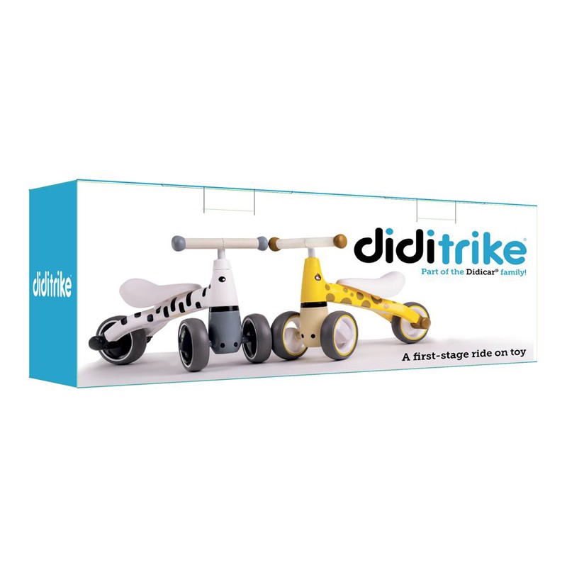 Diditrike Balance Bike Crocodile, Zebra, Giraffe, and Ladybug. Baby tricycle, first bike, baby bike, ride-on toys