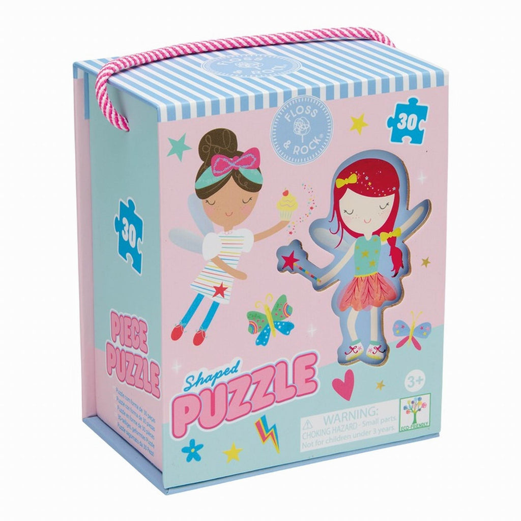 Floss & Rock 30-piece Shaped Puzzle - Rainbow Fairy