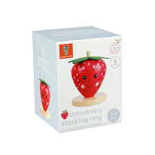 Strawberry Stacking Ring– Orange Tree Toys