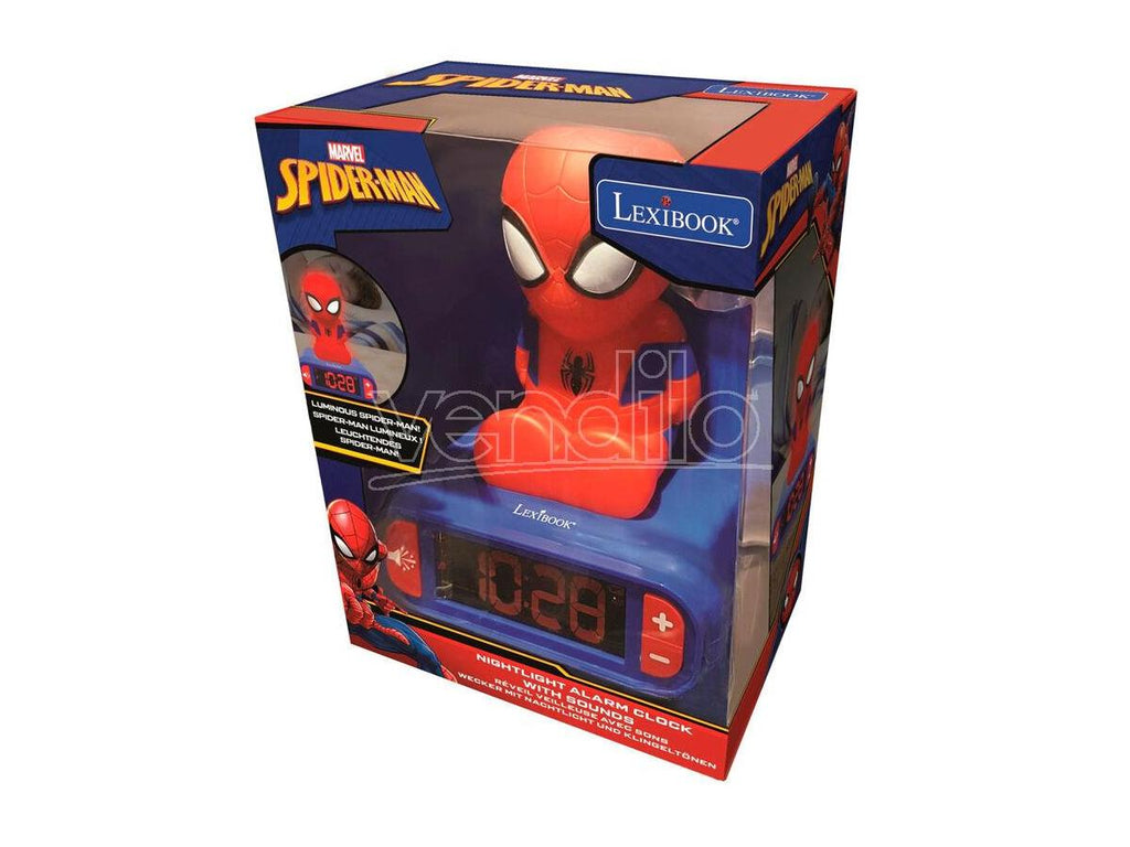 Marvel Spiderman Digital 3D alarm clock Lexibook