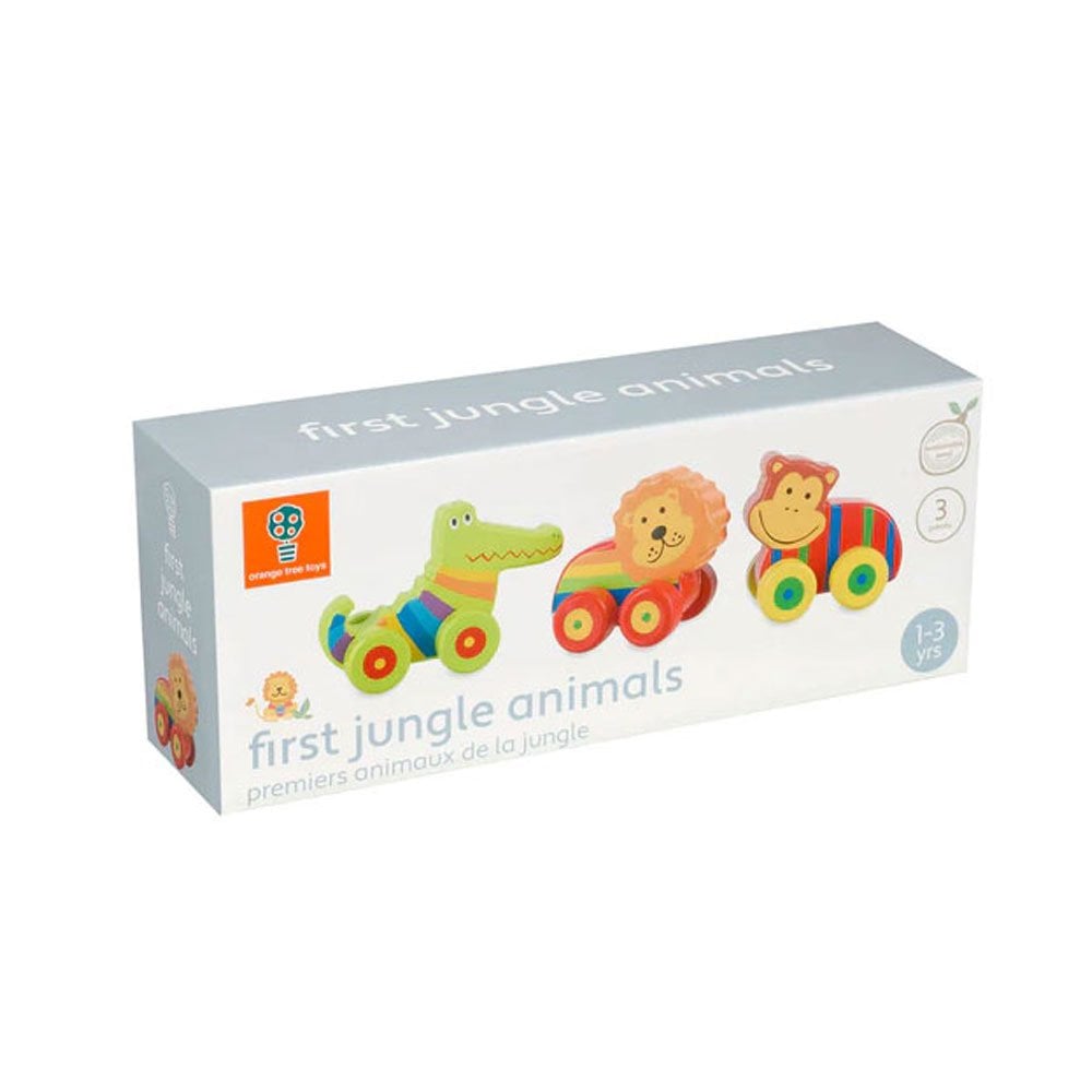 Orange Tree Toys First Jungle Animals Set