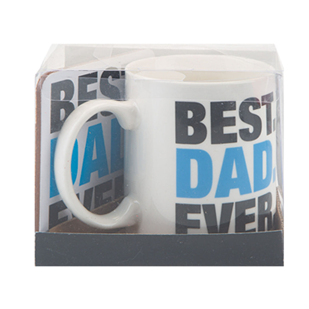 Best Dad Ever Mug and Coaster Set