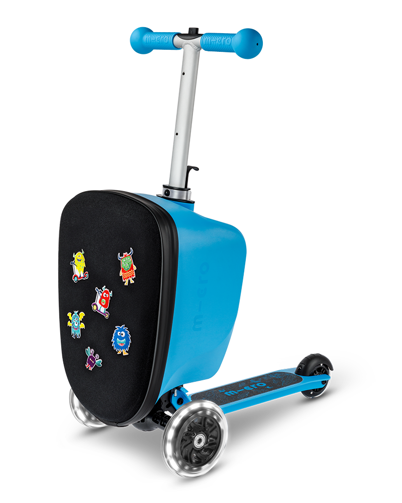 Micro Scooter Luggage Junior Patch & Play Blue