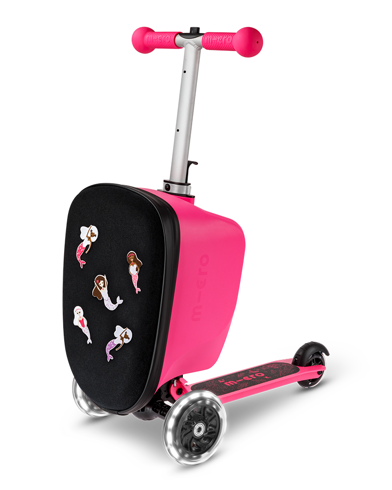 Micro Scooter Luggage Junior Patch & Play Pink