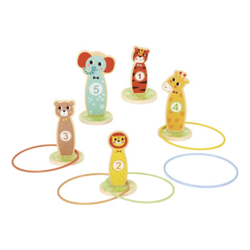 Toss Ring Game Wooden Tooky Toy